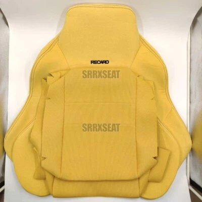 【1 Asiento; Juego Completo】KITS DE TAPICERÍA RECARO/CUBIERTAS DE ASIENTO Para SR3 DC2 AMARILLO Foto 1 de 4
