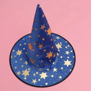 Two-pieces Set Halloween Costumes Witch Wizard Cloak with Hat for Kids Children - Picture 1 of 9