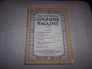 NATIONAL GEOGRAPHIC MAGAZINE--JUNE 1922 #30 - Imagen 1 de 4