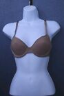 NWT-SKIMS No Show Molded Unlined Demi Bra/32D/Clay/BR-DEM-1893
