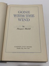 Gone with the Wind Hardcover Margaret Mitchell Garden City Books 1954