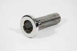 4,5" EDELSTAHL AUSPUFF SCHALLDÄMPFER BAFFLE DB KILLER 115MM HEAVY DUTY - Bild 1 von 2