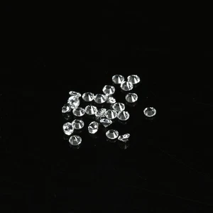 1.05 Ct [25 Pcs Lot] Elegant Perfect Round 2 MM 100% Natural Brazil WHITE TOPAZ - Picture 1 of 5