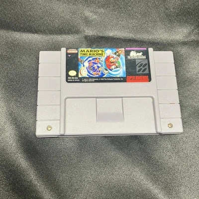 Mario's Time Machine Super Nintendo SNES - Authentic - Tested Ships Fast! - Image 1 of 4
