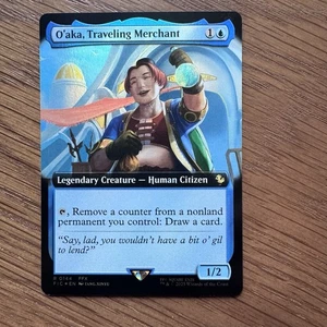 O'aka, Traveling Merchant Commander: Final Fantasy Extended Art Foil Mtg - Bild 1 von 1