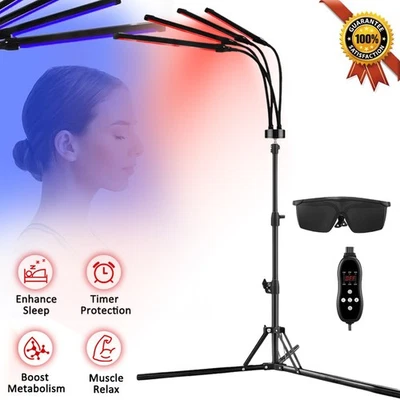 Infrarotlampe Rotlicht Therapie Stehlampe Rotlichtlampe Strahler Körper Gesicht - Bild 1 von 4