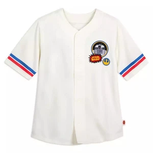 Disney Parks Star Wars New Hope R2-D2 #77 Baseball Jersey Size XS New 2024 - Picture 1 of 5
