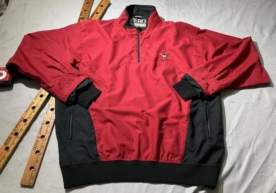 Chaqueta Pullover Zero Restriction Para Hombre Grande Roja Golf Microfibra Winghaven Club Foto 1 de 4