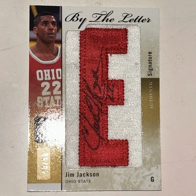 2011-12 SP Authentic - By the Letter Signatures #BL-JJ Jim Jackson /50 Auto - Image 1 of 3