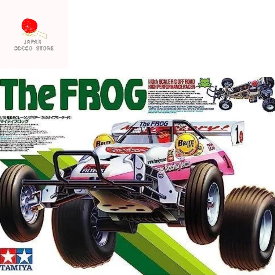TAMIYA 58354 1/10 Auto RC Elettrica Mighty Frog 2005 Off-Road Kit JP Venditor...