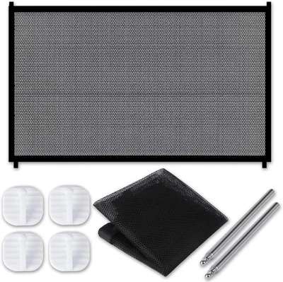 Magic Portable Dog Gate - Folding Safety Stair Gate for Pets & Kids, 110x75cm - Image 1 of 4