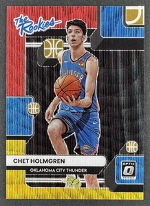 Chet Holmgren 2022 Panini Donruss Optic The Rookies Red & Gold Wave /99 #2 - RC - Picture 1 of 13