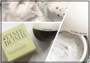 Time Bomb Double Detox Charcoal Mask 75ml £42.50 Ultimate Purge And Cleanse  - Picture 1 of 6