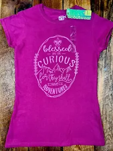 (S) Boy Scouts of America BESSED ARE THE CURIOUS Damenshirt ADVENTURES NEU MIT ETIKETT - Bild 1 von 9
