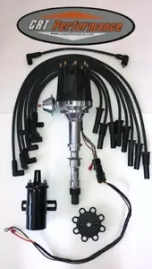 NEW CADILLAC 500 472 HEI ELECTRONIC DISTRIBUTOR + 45K COIL + 8MM USA WIRES - Picture 1 of 4