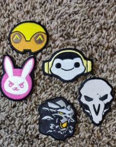5 Assorted Retro Patches for Clothes, Backpack, Purse, Bag, Apparel, Gift 1"-3" - Picture 1 of 1