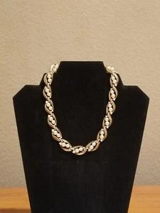 Vintage Trifari Alfred Philippe Rhinestones and Pearl "Trade Winds" Necklace** - Picture 1 of 8
