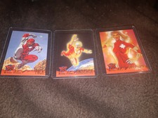 Fleer Marvel Ultra 95 Alpha Flight Set Of 3. Near Mint Condition.