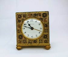 ZENITH alarm clock SVEGLIA METAL DORE VINTAGE