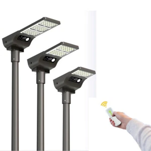 Parking Lot Solar Street Light Outdoor Commercial With Motion Sensor Dual CCT - Picture 1 of 24