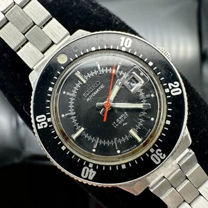 Reloj de buceo vintage Seiko automático S/S Hi-Beat 17J para dama 2205-0649 funciona - Imagen 1 de 24