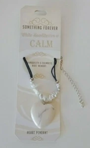 Heart Pendent Of White Howlite (CALM) - Bild 1 von 3