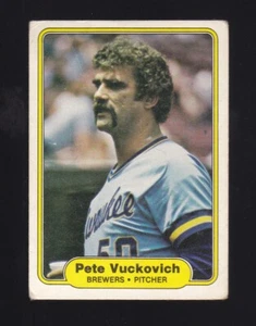 1982 Fleer Pete Vuckovich #156 Milwaukee Brewers - Picture 1 of 2