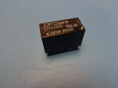 (6) LM44B00 CP CLARE General Purpose Relay DPDT 2A SEALED Through Hole 8 PIN - Image 1 of 2