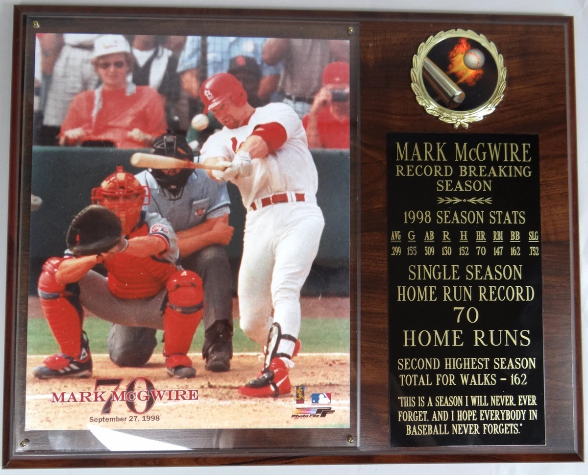 マークマクガイヤー　カード　ホームラン記念　クリアプレート Mark McGwire Vintage Sports Plaques for sale | eBay