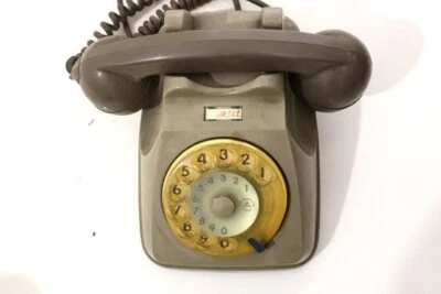 Telefono Fisso A Rotella Vintage Anni 70-80 Siemens Sip - Immagine 1 di 4