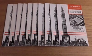 Grimsby Town 1967/68 Division 3 Selection of Home League Programmes from menu - Picture 1 of 11