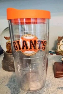 SF Giants Baseball Logo MLB Patch Double Wall Tervis Tumbler San Francisco 16oz - Picture 1 of 6