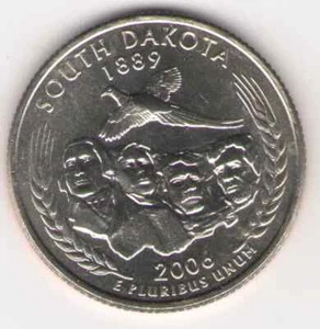 US. 2006-D. SD. South Dakota Statehood (1889) Quarter. Uncirculated. - Picture 1 of 2
