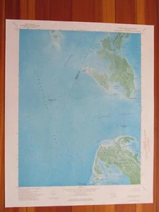 Mapa Topográfico Kedges Straits Maryland 1975 Original Vintage USGS - Imagen 1 de 1