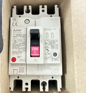 1pc New Mitsubishi NV63-CV 3P 15A 100-440V Circuit Breaker - Picture 1 of 1