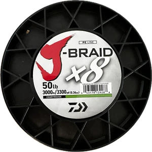 Daiwa J-Braid 3300 Yards 3000 Meters Chartreuse 30 40 50 65 LB J-Braid x 8 - Picture 1 of 7