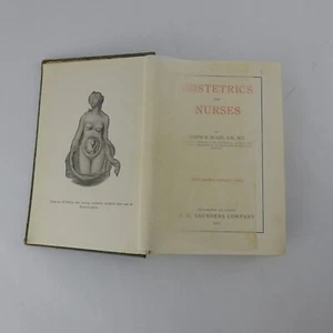 1922 Obstetrics for Nurses HC Book Joseph Lee MD Illustrated Medical Textbook - Imagen 1 de 7