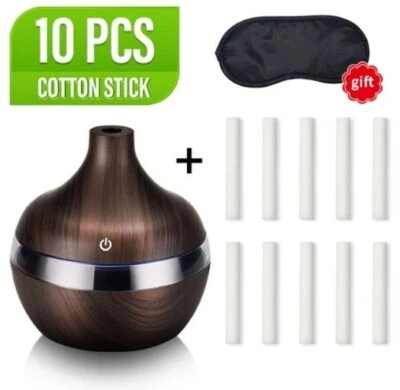 ✔️DIFFUSORE DI AROMI - AROMATERAPIA , con LED colori + 10 cotton stick OMAGGIO - Immagine 1 di 4