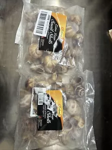 2x Gusci di Lumaca Extra Large, Alimenti Importati Specialità, Sacchetto da 36 Pezzi - Foto 1 di 3