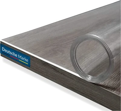 Tischfolie Transparent Glasklar 2mm dick - Tischdecke Tischschutz Tischschoner - Bild 1 von 4