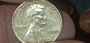 1980 P Double Die Penny - Picture 1 of 5