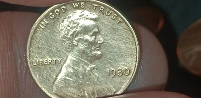 1980 P Double Die Penny  - Image 1 of 4