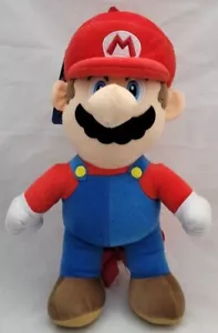 Nintendo Super Mario Bros Backpack Plush Travel Buddy Bioworld 032123 - Picture 1 of 5