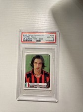 PSA 8 NM Mint- Andrea Pirlo CHAMPIONS OF EUROPE 1955-2005 STICKER #256 AC Milan