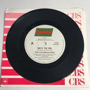 The Cockroaches Former Wiggles ( She's The One ) 1987 Vinyl 45 Single Record - Picture 1 of 4