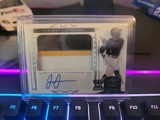 2022 Leaf Trinity - Patch Autographs Silver Foil Termarr Johnson 49/99