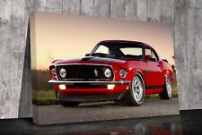 Ford  Mustang 1969 American Muscle canvas prints wall art framed or print only