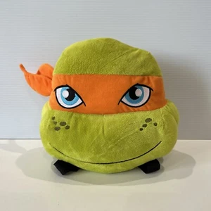 Teenage Mutant Ninja Turtles Michelangelo Plush Backpack Head TMNT Cosplay - Picture 1 of 11