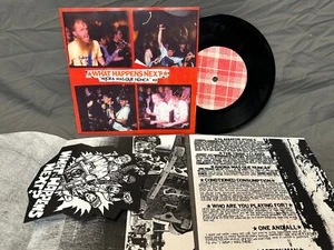 What Happens Next ahor mas que nunca 7" LTD 200 hardcore thrash municipal waste - Imagen 1 de 2