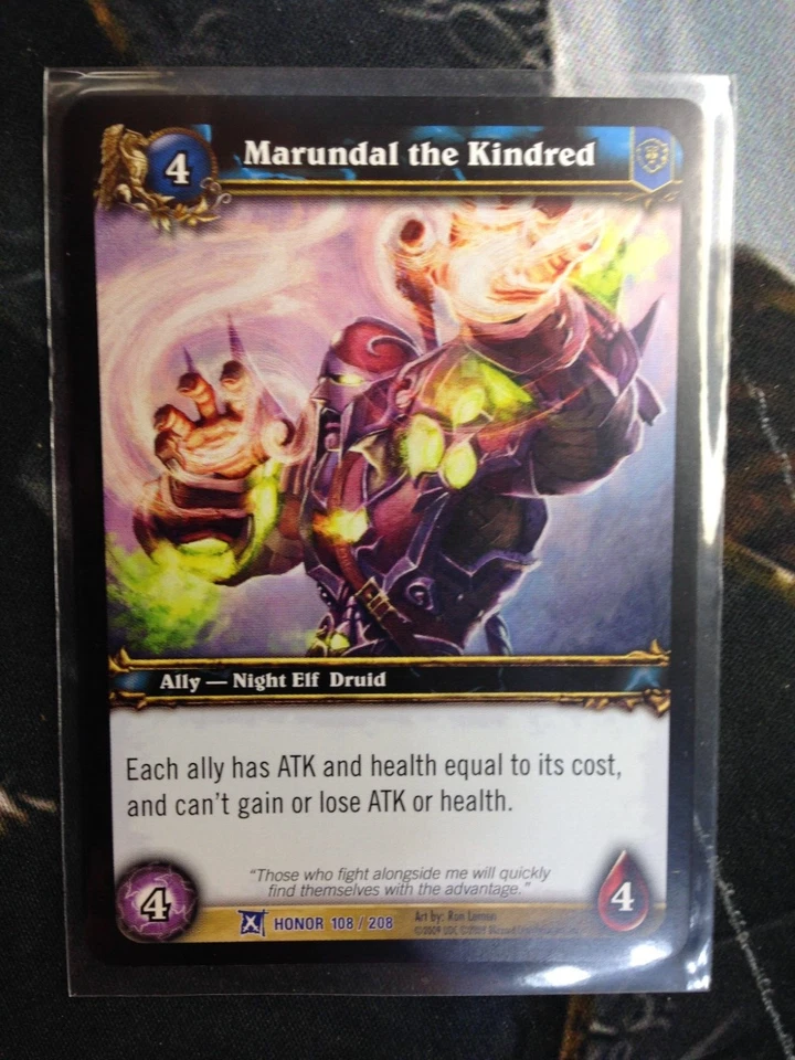 World of Warcraft (WOW) Fields of Honor "Marundal the Kindred" 108/208 X1 - Image 1 of 1